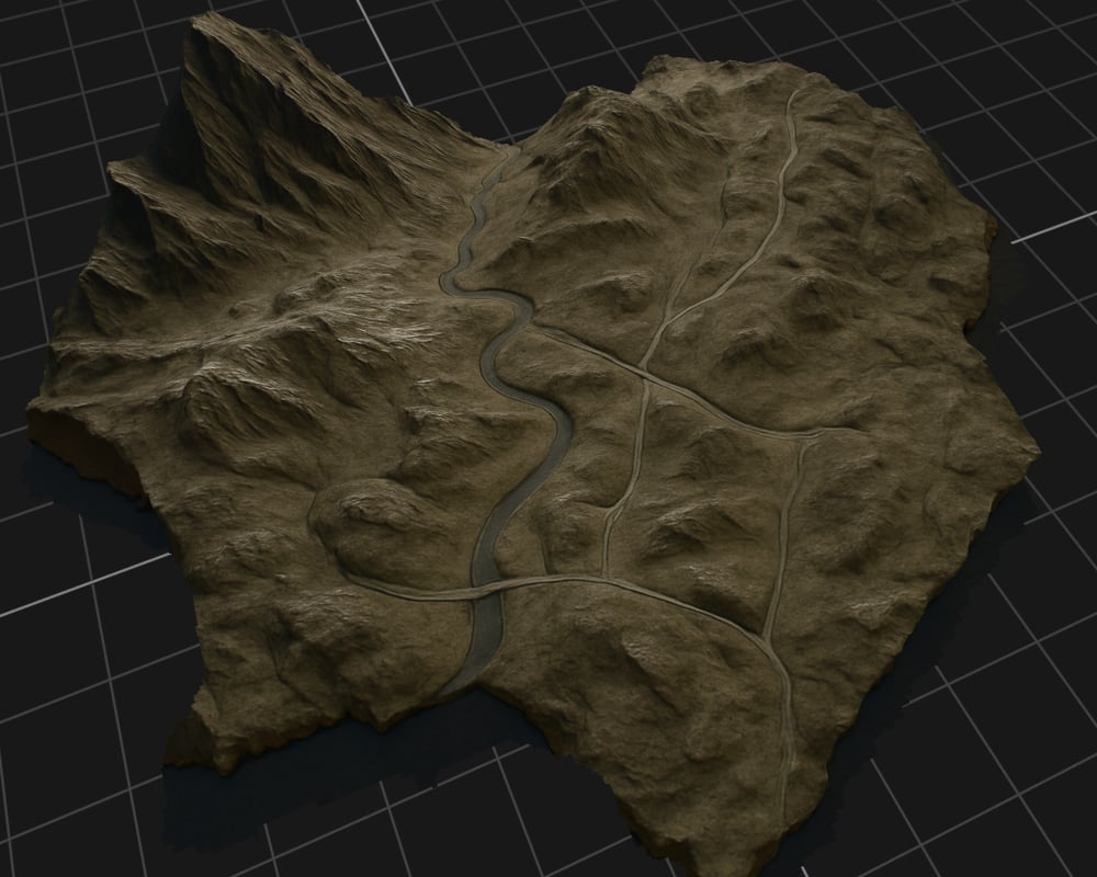 An outdoor landscape generated by Worldseed